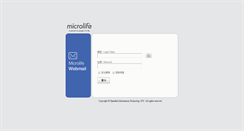 Desktop Screenshot of mail.microlife.com.tw