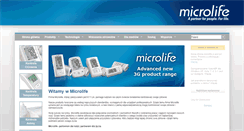 Desktop Screenshot of microlife.pl